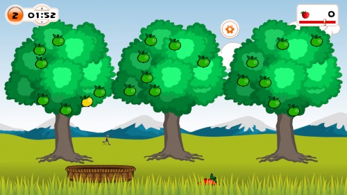 TyroS-Software Apfel-Baum-Spiel, Spaß bei Therapie