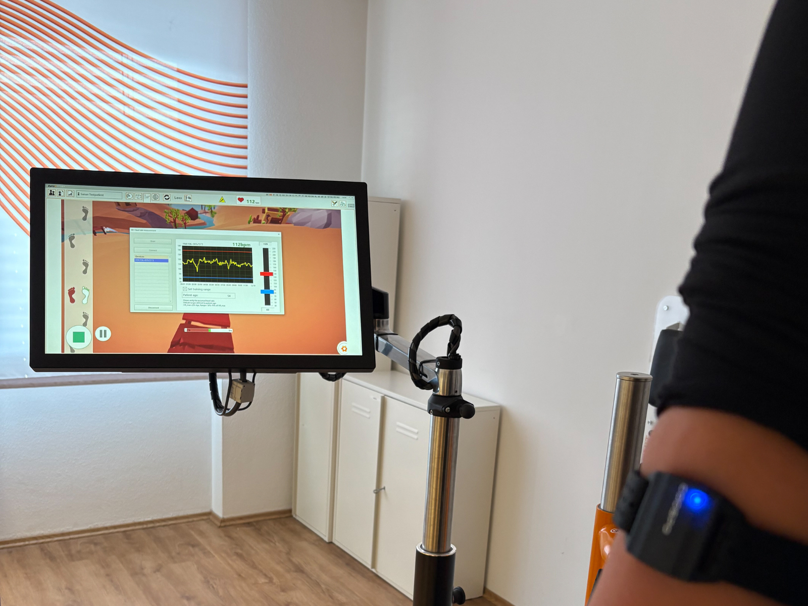 Herzfrequenz Messung via Bluetooth am Lexo